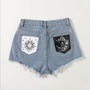 Designed Jean shorts